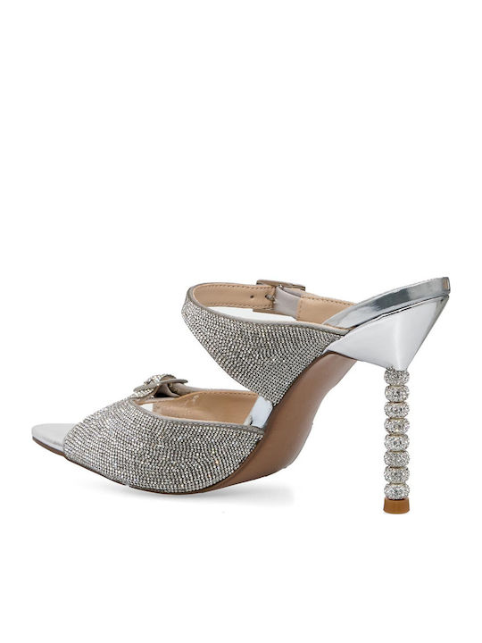 Leather Sandals Silver