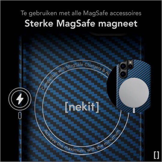 Nekit Задна корица Aramid Fiber 1мм Син (Galaxy S23 Ultra)