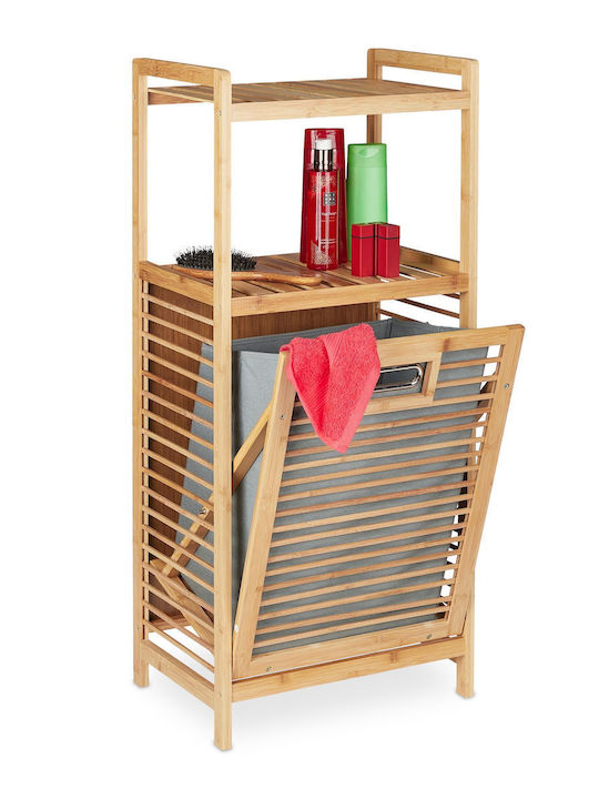 Relaxdays Καλάθι Απλύτων Bamboo 95x40x30cm Μπεζ