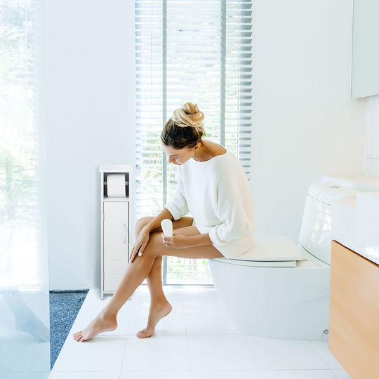 Relaxdays Suport de hârtie Albă 4052025455194