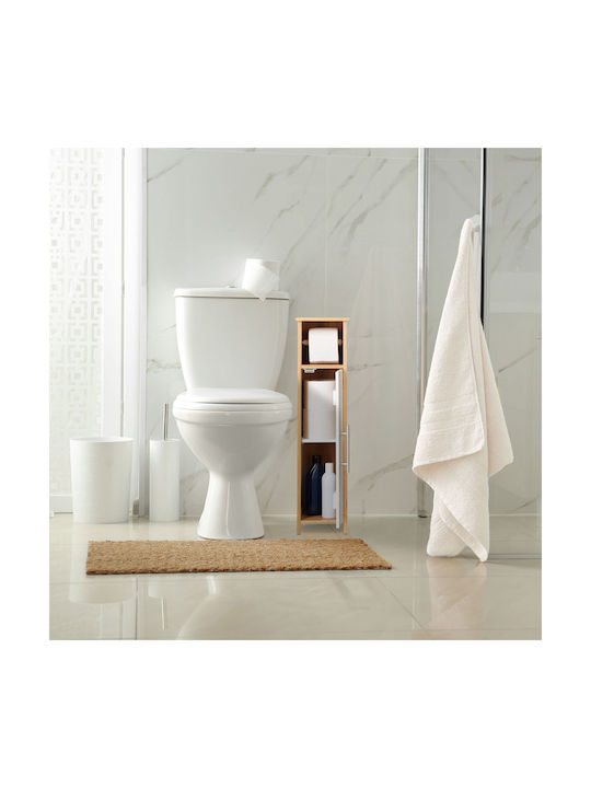 Relaxdays Suport de hârtie Bambus Albă 4052025455187