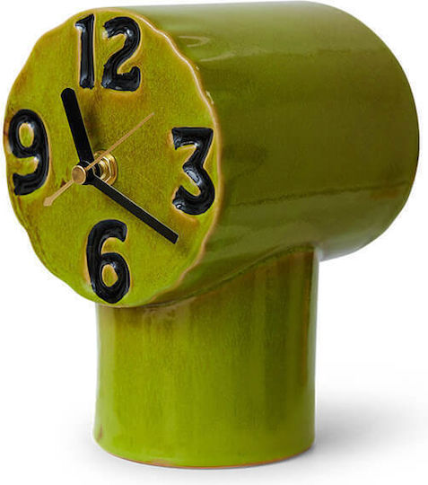 HK Living Ceas De Masă Cu Indicatori Verde ACL0003