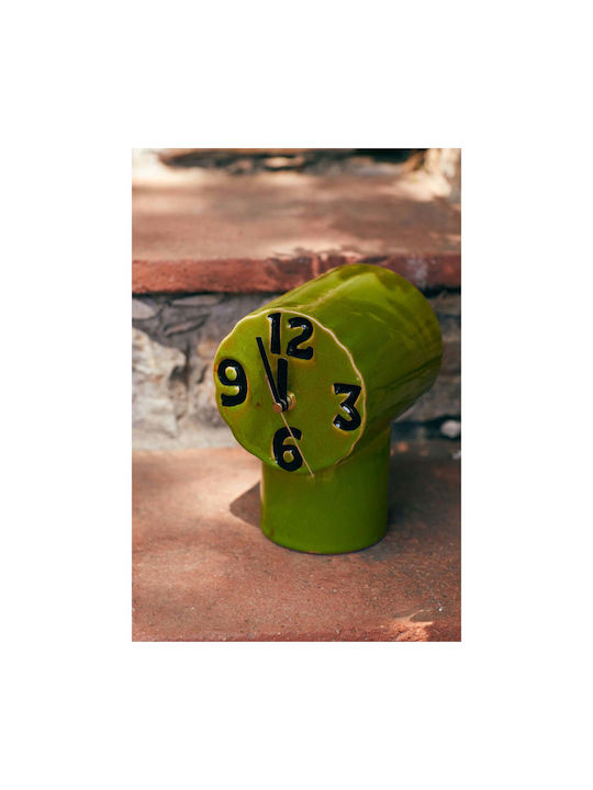 HK Living Tabletop Clock with Indicators Green ACL0003
