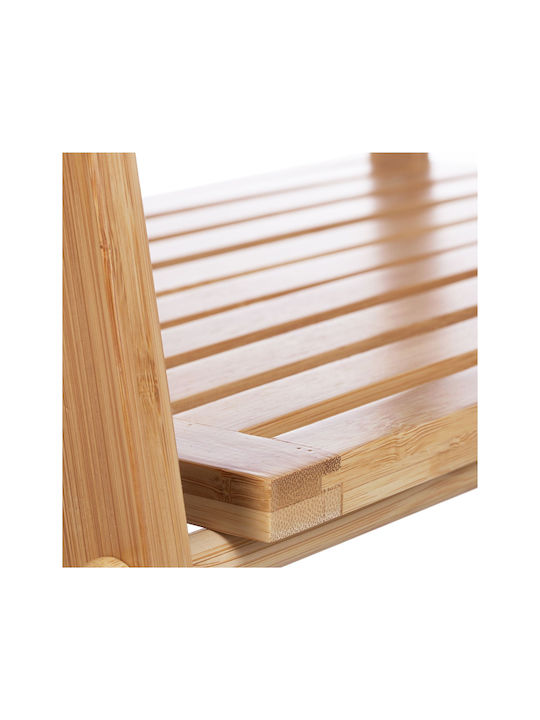 Relaxdays Поставка за дрехи Баня Единичен ​31.5x31.5см Кафяв