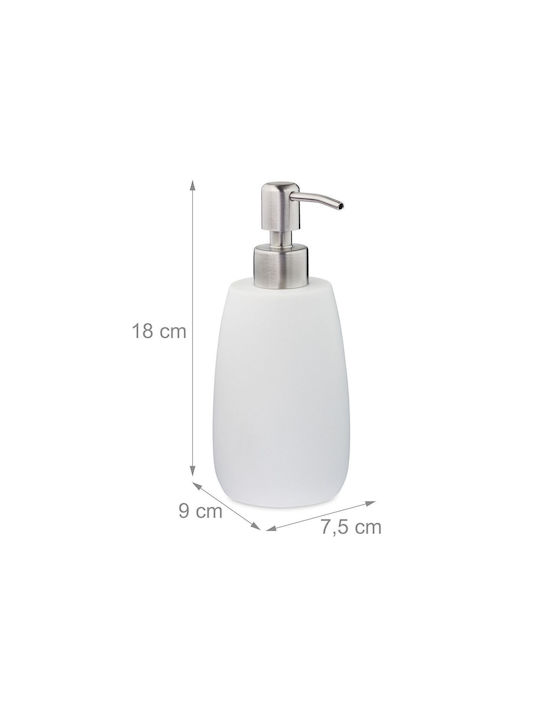 Relaxdays Dispenser Πλαστικό Λευκό 300ml