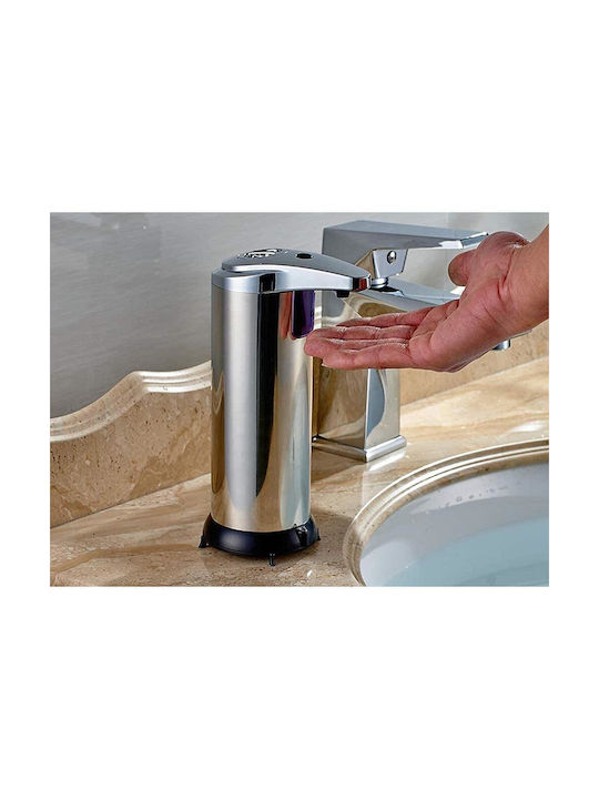 Verk Group Dispenser Μεταλλικό με Αυτόματο Διανομέα Ασημί 200ml