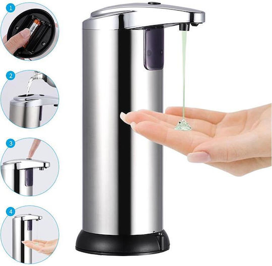 Verk Group Spender Metallisch mit automatischem Spender Silber 200ml