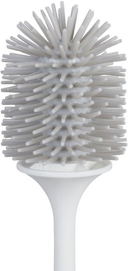 Relaxdays Plastic Toilet Brush White