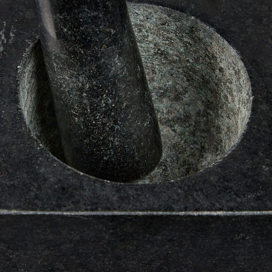 Relaxdays Mörtel Granit 9.5x11x11cm