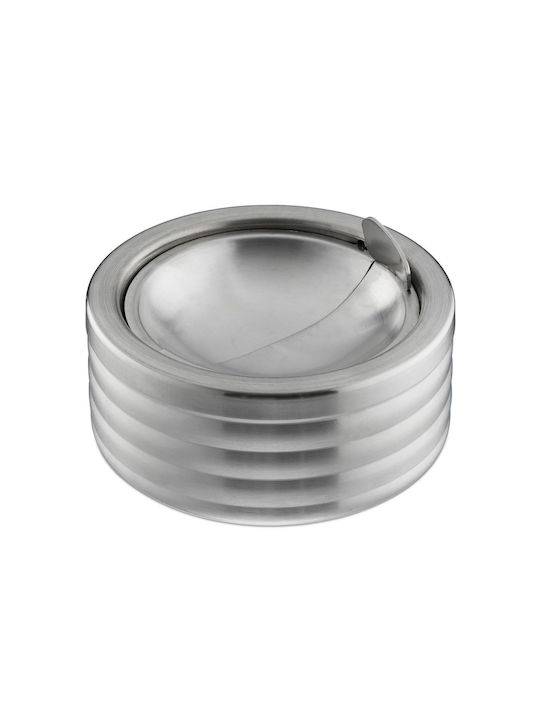 Windproof Ashtray Lid Made Stainless Steel Relaxdays Windproof Ashtray Lid Made Stainless Steel Relaxdays