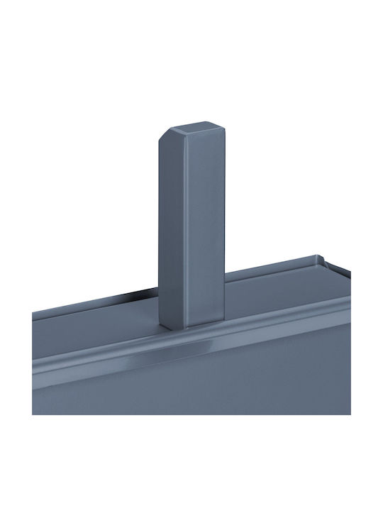 Metallic Ashtray Short Handle Dark Gray