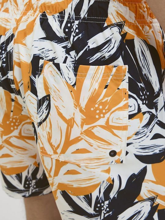 Men's Swimwear Shorts Off White Floral