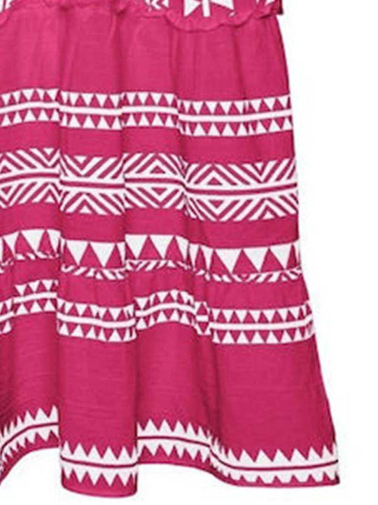 Summer Mini Dress Fuchsia