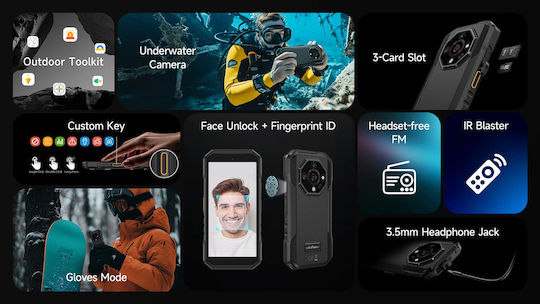 Ulefone Armor X32 Pro 5G Dual SIM (8/256GB) Future Black