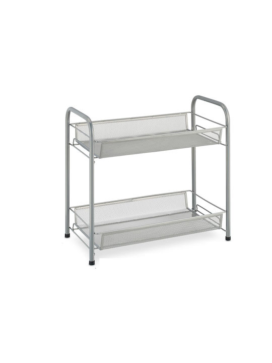 Relaxdays Επιτραπέζια Βάση Μεταλλική 44.5x48x27εκ. Γκρι