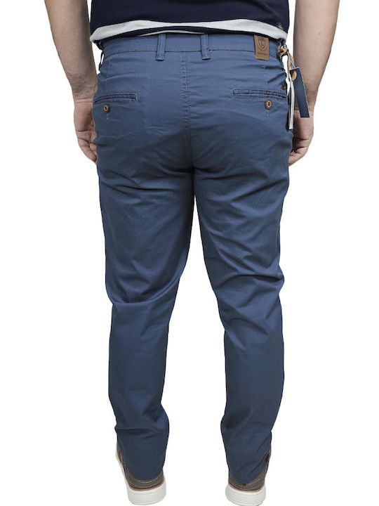 Παντελόνι Chino Ελαστικό σε Κανονική Εφαρμογή Indigo