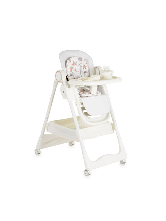 Moni Surprise Сгъваемо Столово Столчe Бяло