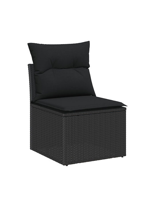 Tree-Seater Sofa Outdoor Rattan with Pillows 55x62x69cm