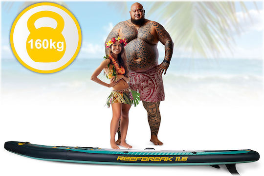 NEO Sport Reefbreak Inflatable SUP Board Length 3.5m Turquoise