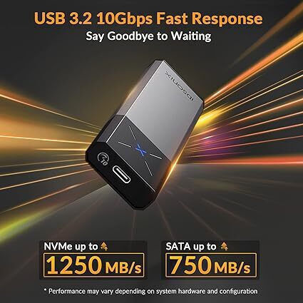 Idsonix Θήκη Σκληρό Δίσκο M.2 Nvme Usb 3.2 Gen 2 10gbps M.2 Usb C&a