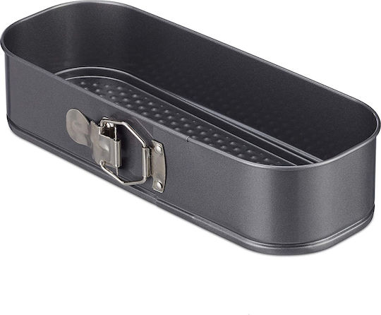 Relaxdays Non-stick Cake Baking Pan with Removable Bottom 31x12x7cm
