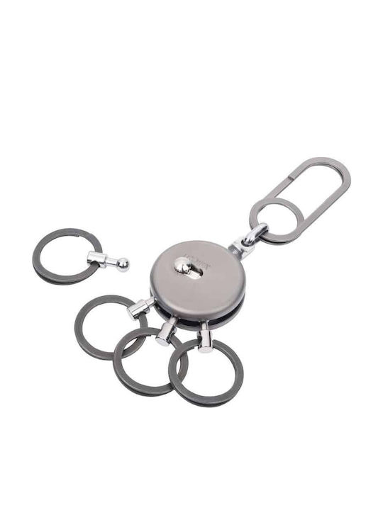 Troika Kyr80/gm Keychain "patent Easy" Matte Grey