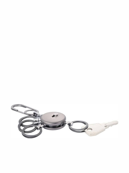 Troika Kyr80/gm Keychain "patent Easy" Matte Grey
