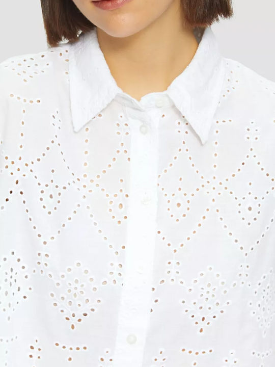 Women's Long Sleeve Shirt White