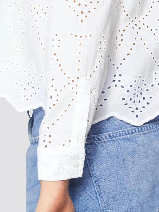 Women's Long Sleeve Shirt White