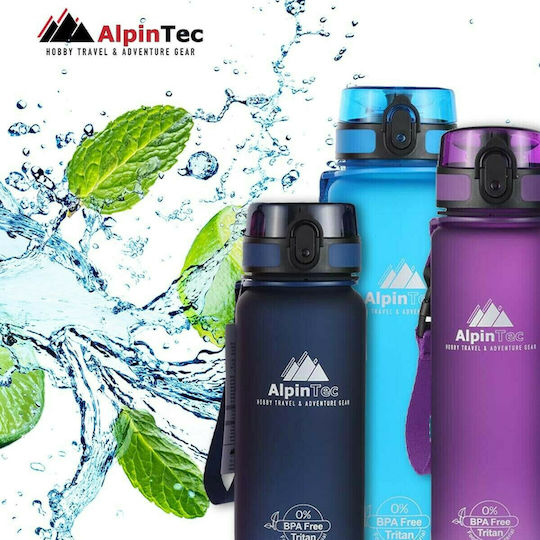AlpinPro Kids Water Bottle Plastic Flamingo 500ml (Various Designs/Colours)