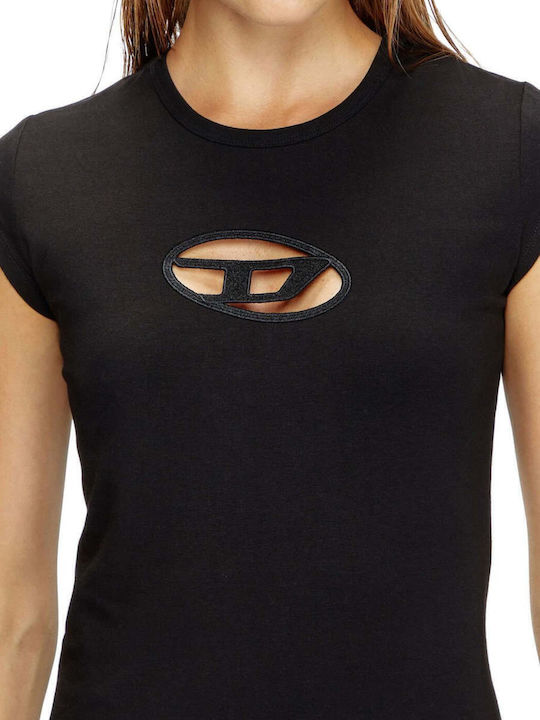 D-angiel Summer Mini T-Shirt Dress Black