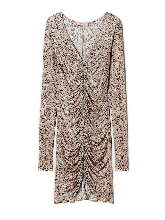 Mini Βραδινό Φόρεμα Animal Print