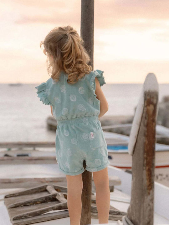 Kids' Fabric Jumpsuit Shorts/Bermudas Ocean Treasures Surf Blue Surf Blue
