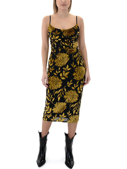 Sommer Midi Abendkleid Schwarz