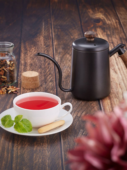 Relaxdays Teapot Stainless Steel Gray 550ml