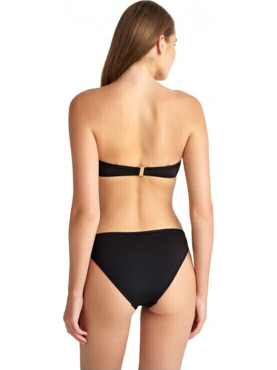 Strapless Bikini Top B Cup Black
