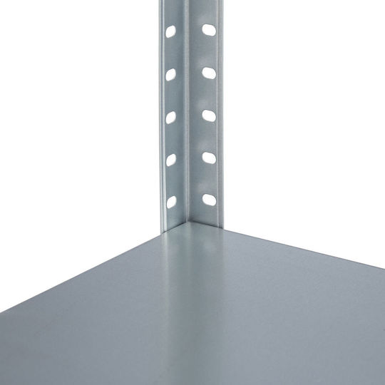 Relaxdays Raft Dexion Galvanizat 100x30x185 cm Cu 5 Rafturi Rezistență Totală 250 kg