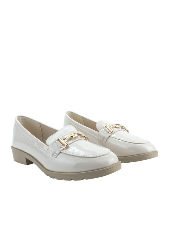 Γυναικεία Loafers σε Μπεζ Χρώμα