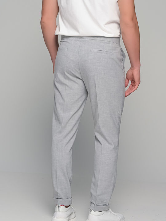 Prestigio Men's Summer Suit Slim Fit Grey