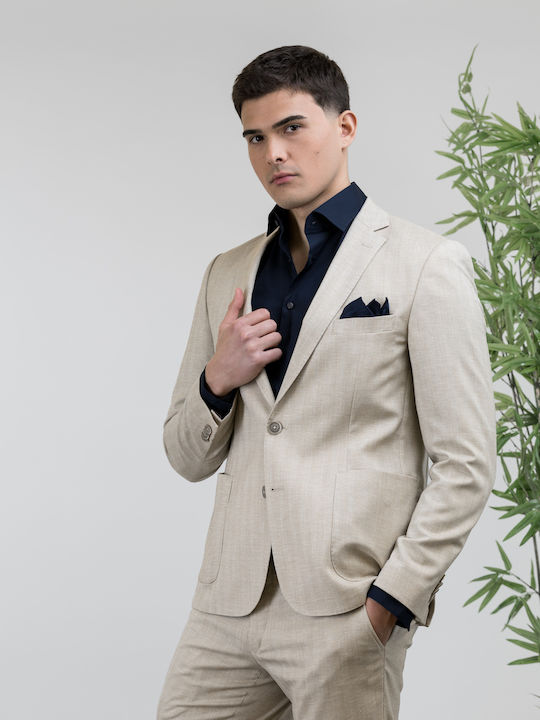 Лятно време Мъжки Костюм Beige
