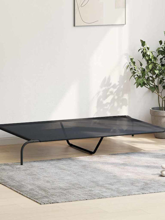 vidaXL Elevated Dog Bed Black 150x90cm vidaXL Elevated Dog Bed Black 150x90cm
