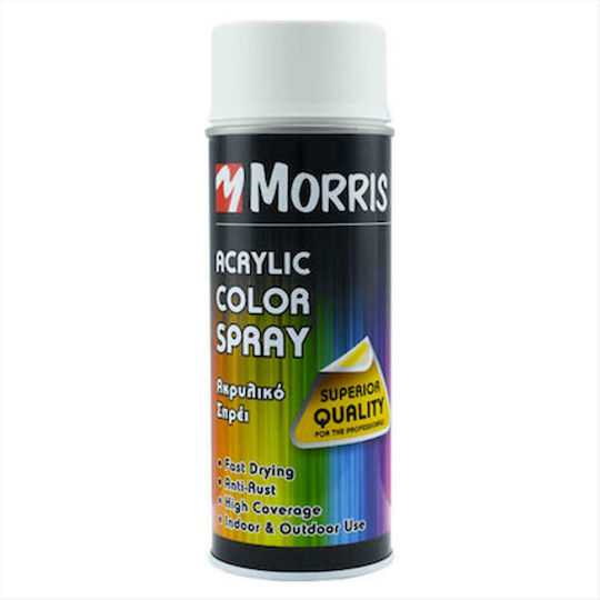 Benman Σπρέι Βαφής Mat Acrylic με Ματ Εφέ Λευκό RAL9010 400ml