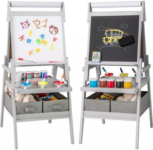Costway Kids Magnetic Board / Markerboard 34.3x34.3x101.6cm