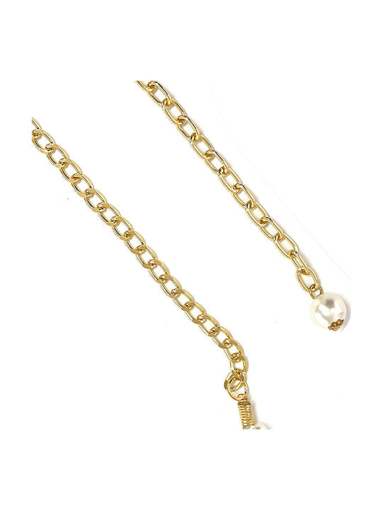 Wide Women's Belt Chain Gold
