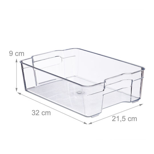 Relaxdays Кошница за Организация на Хладилника за Общa Употреба 9x21.5x32см