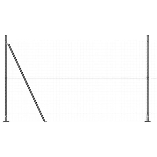 vidaXL Garden Fencing Material 1pcs Gray
