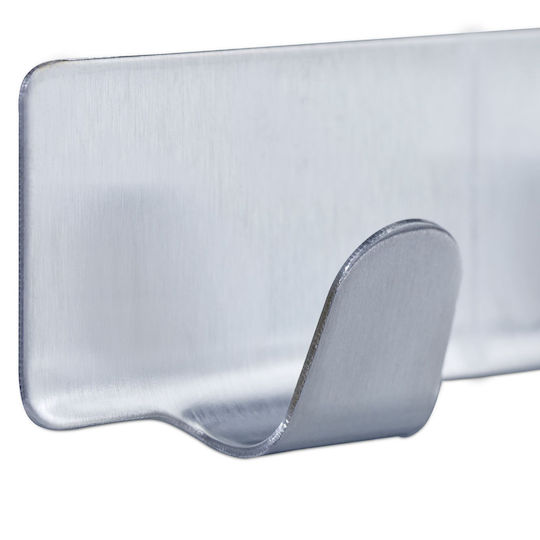 Set 3 Adhesive Hooks Maximum Load 6 Kg 2.5 X 16 X 2 Cm
