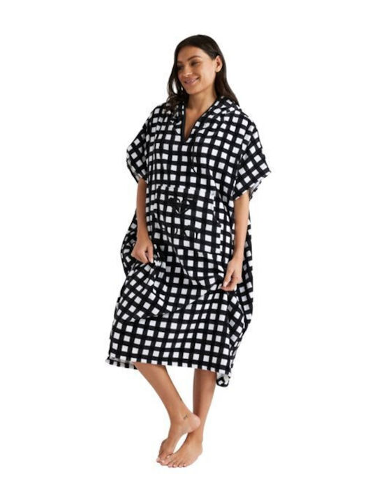 Roxy Gentle Offshore Beach Poncho Gray