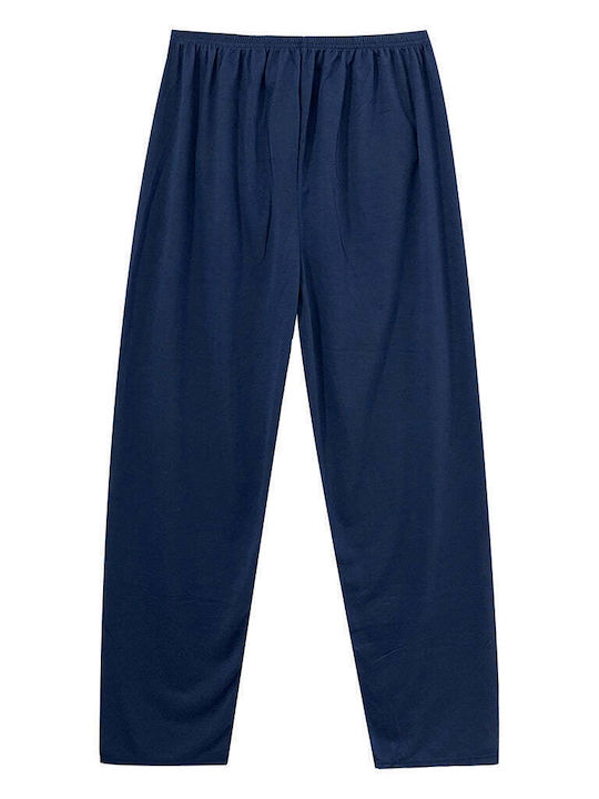 Ustyle Men's Summer Pajamas Set Navy Blue