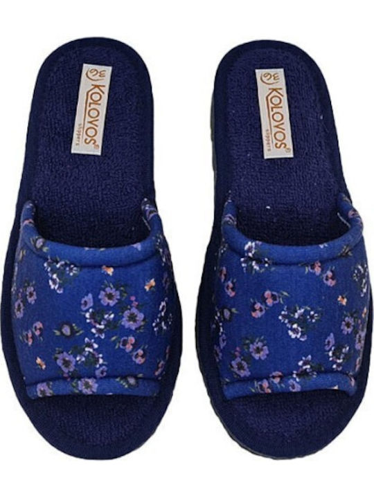 Terry Winter Women's Slippers Blue